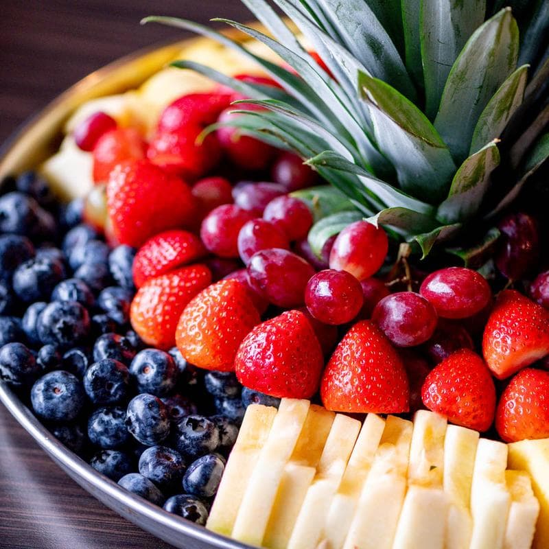 A catering platter from Sudbury Point Grill